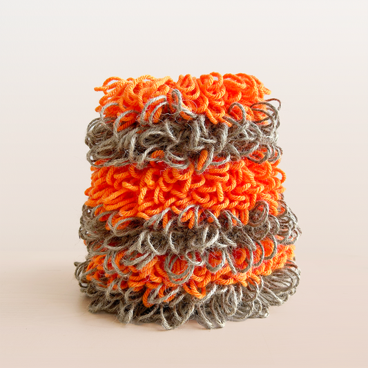 LV014 Stripy Loopy Column Vessel